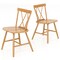 Farmhouse Dining Chair Set of 2, Rubber Wood Frame, Comfortable Seating for Kitchen and Dining Rooms